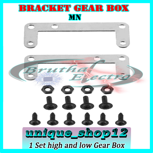 Bracket Dudukan Gearbox Dual Speed MN Model 1: 12 D90 D91 D96 D99 RC Car Spare Parts Dua Kecepatan B