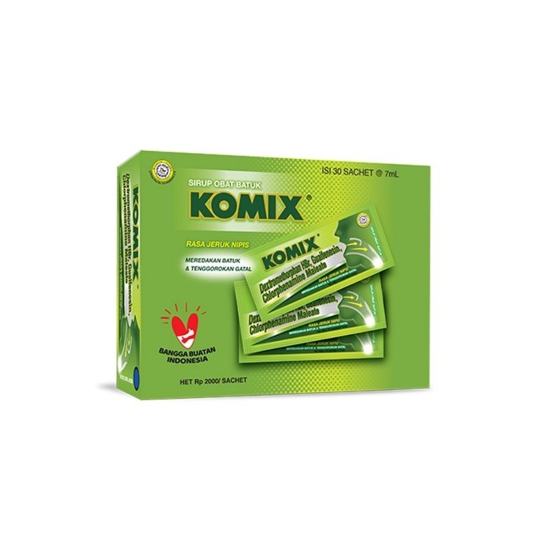 Komix Jeruk Nipis 1 BOX (30 Sachets @ 7ml)