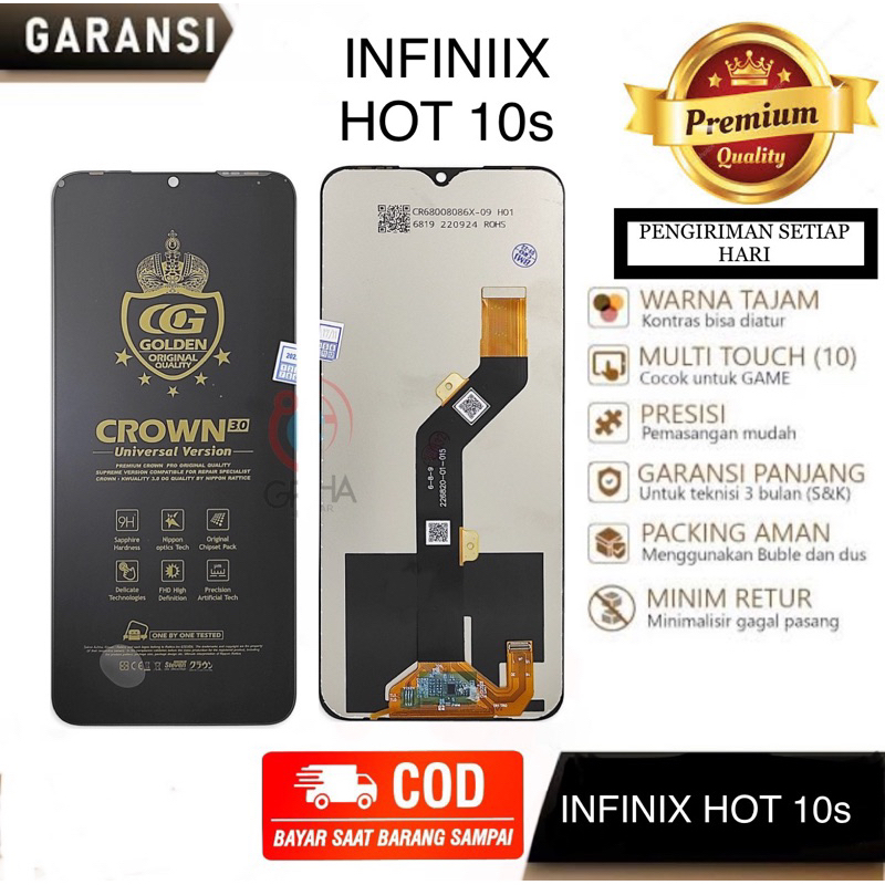Lcd Touchscreen INFINIX HOT 10s Fullset ORIGINAL