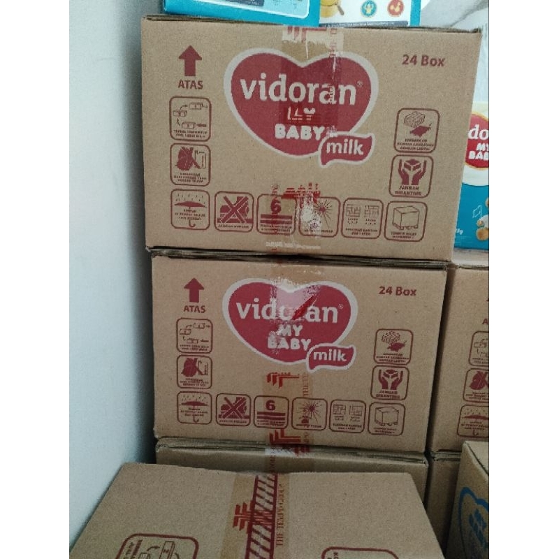 1 KARTON (24 Dus) SUSU BAYI VIDORAN MY BABY 0-6 DAN 6-12 BULAN 125 GRAM EXPD AGUSTUS 2026