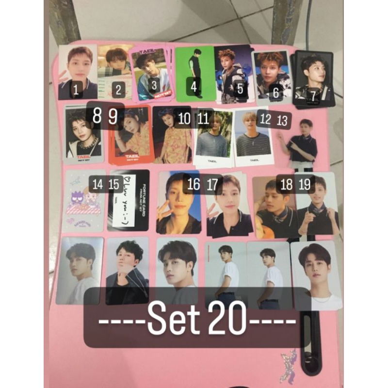 official photocard taeil nct 127 baker retro sg23 ar clip sticker 2 baddies tc polaroid from home cl