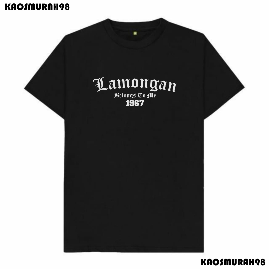 BAJU KAOS DISTRO LAMONGAN BELONGS