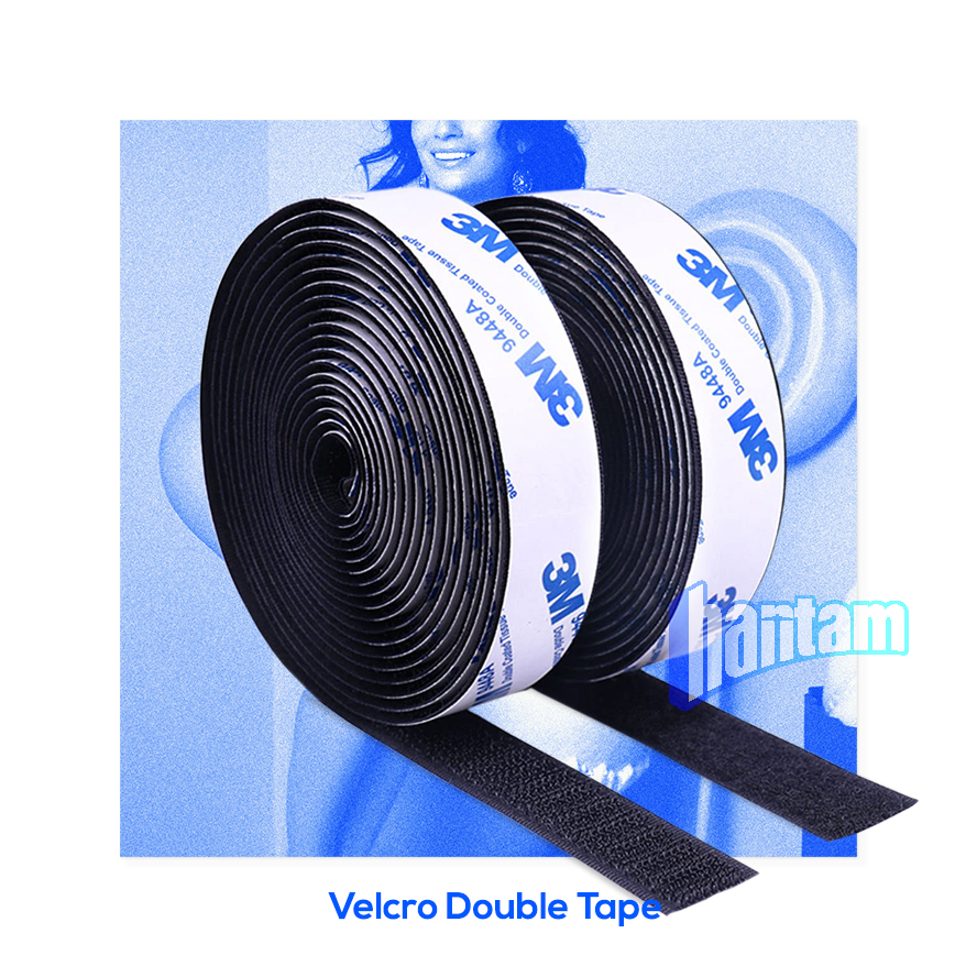 

Hantam Velcro Double Tape 3M Perekat Hook Loop Lakban Magic