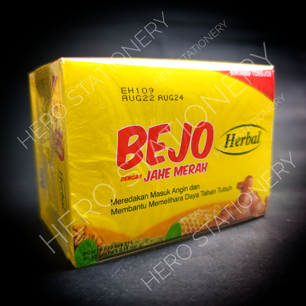 

Bejo Herbal Jahe Merah 1 box isi 12 sachet