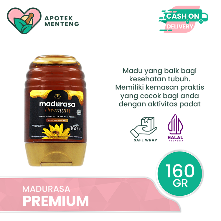 

Madurasa Premium 160 Gram - Madu Dengan Royal Jelly dan Bee Pollen