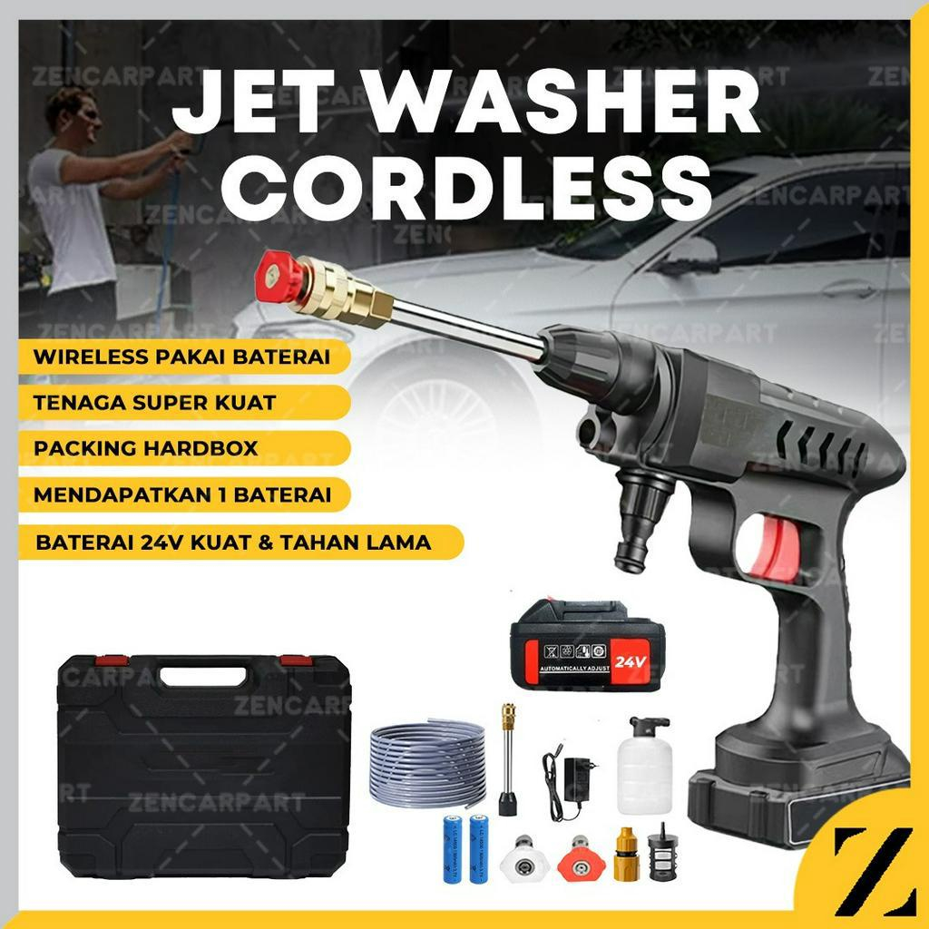 JET WATER SPRAYER / ALAT PEMBERSIH | ALAT CUCI MOBIL | JET SEMPROT DENGAN BATERAI| SELANG JET CUCI M