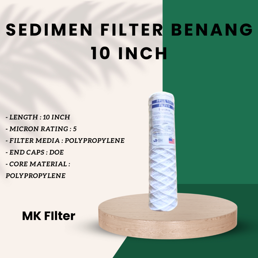 Sedimen Filter benang 10 inch - Cartridge Benang - Filter Air Benang
