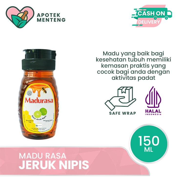 

Madurasa Jeruk Nipis 150 Gram - Minuman Rasa Madu Asli