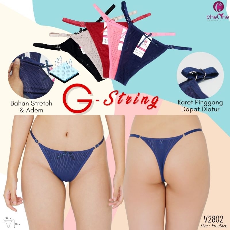 CD GSTRING CELANA DALAM WANITA SEXY 1702 2802 - BUNGALILY