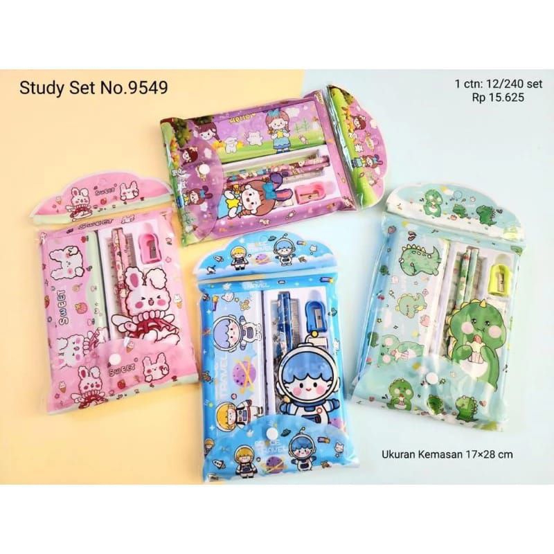 

STUDY SET 9549 / SET ALAT TULIS FANCY MURAH
