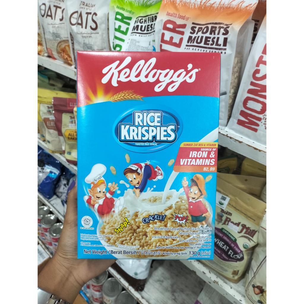 

kelloggs rice krispies 130g impor thailand