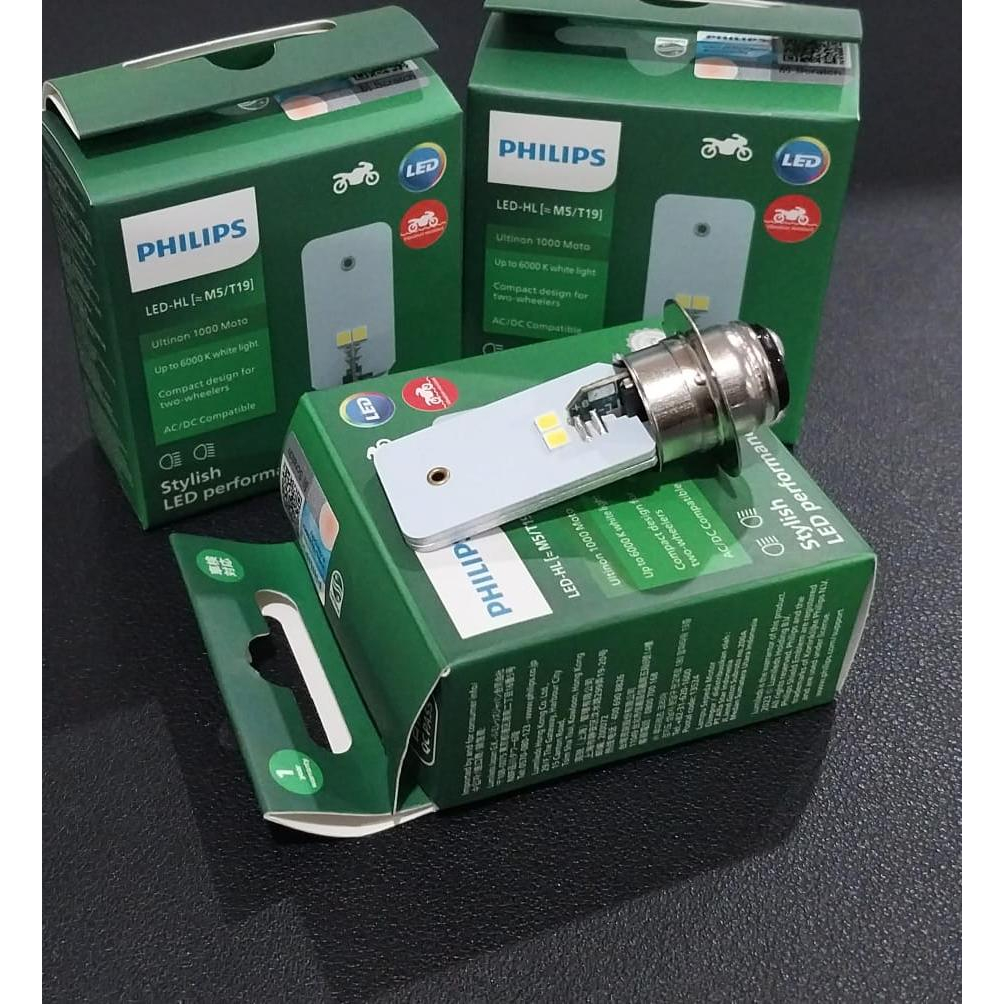 Lampu Motor LED Philips Ultinon LED M5 T19 AC/DC 12V Beat Vario Mio