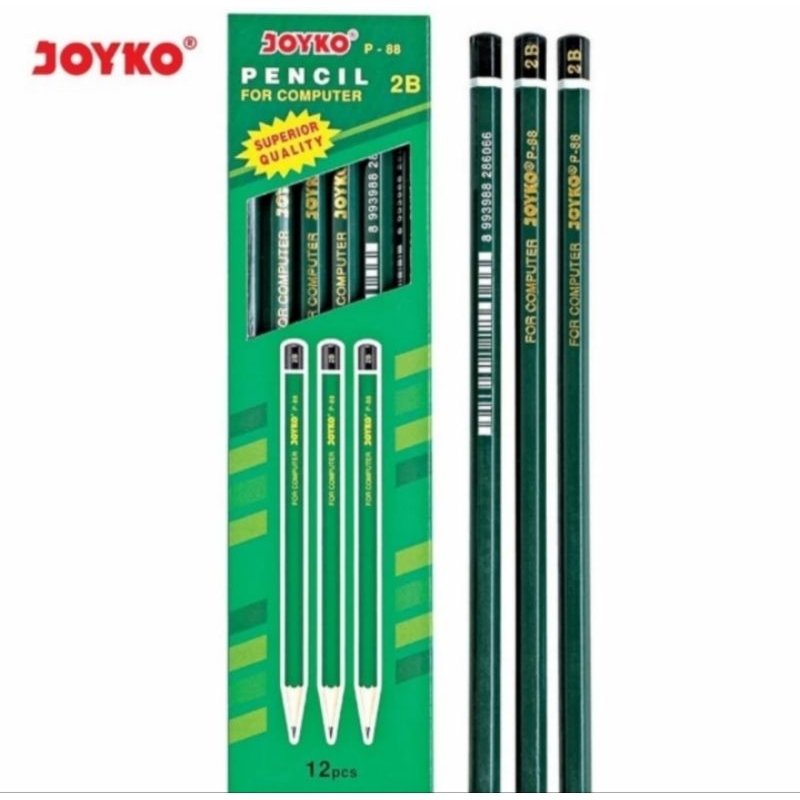 

Pensil 2B Joyko P88 1 Lusin (12 Pcs)