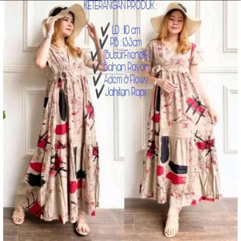 DRESS DASTER KIMONO || DASTER KIMONO || BUSUI FRENDLY || KIMONO MOTIF