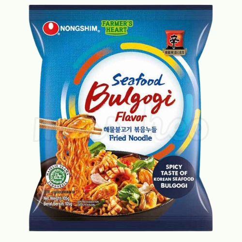 

Mie Instant Fried Seafood Bulgogi 120GR Nongshim