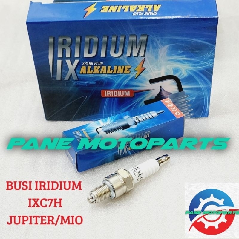 BUSI SPARK PLUG ALKALINE IRIDIUM IXC7H JUPITER Z VEGA R NEW VEGA ZR VEGA R LAMA CRYPTON JUPITER Z NE