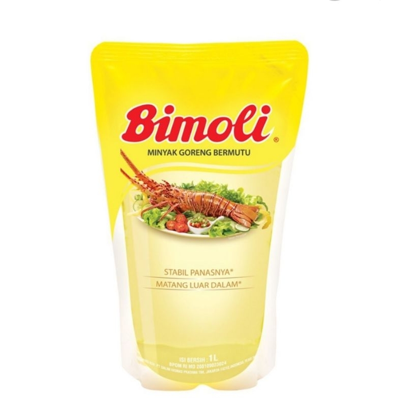 

Bimoli minyak goreng pouch 1liter