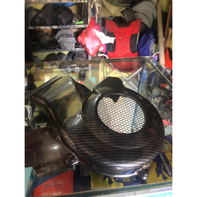 cover kipas magnet carbone vespa matic tutup kipas fun magnet vespa sprint