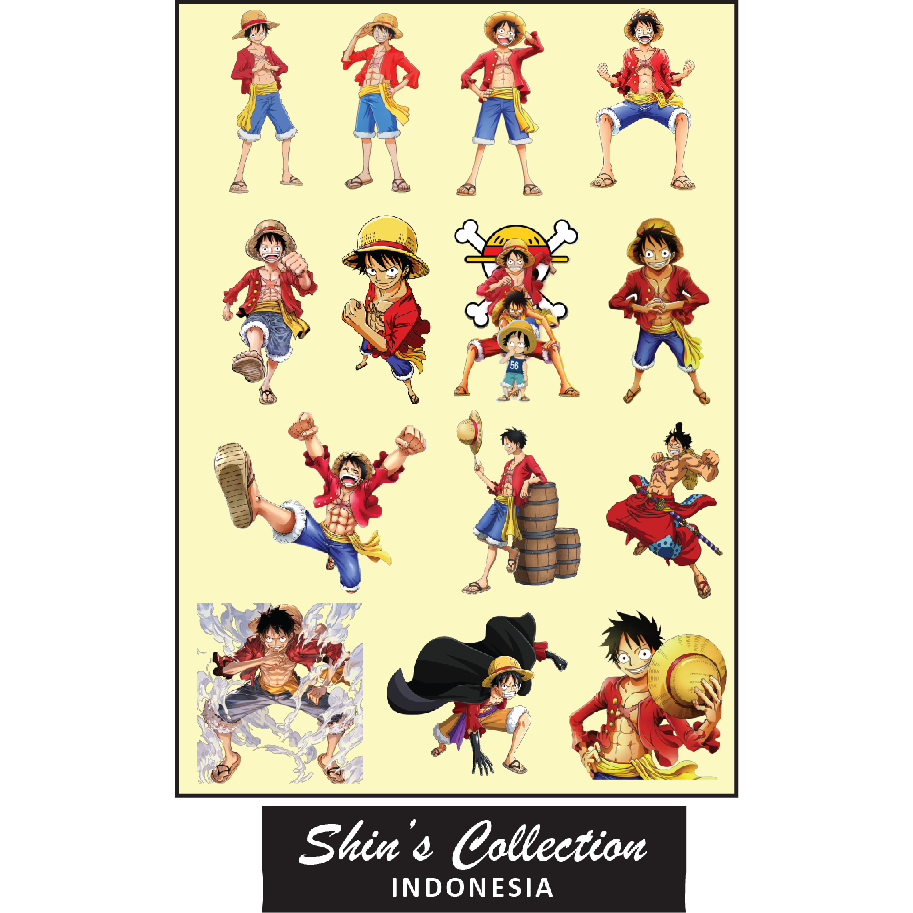 

Sticker stiker murah anti air Luffy Solo One Piece