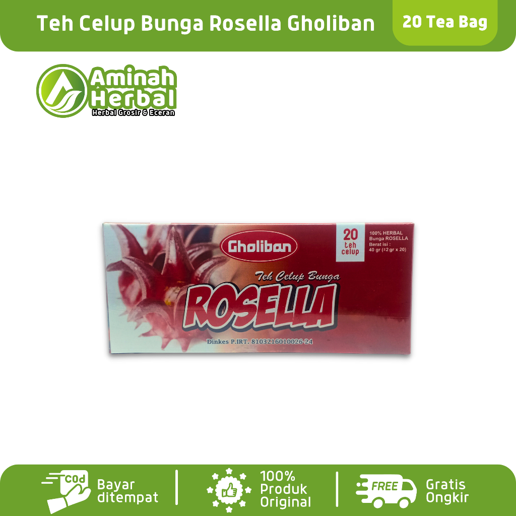 

Teh Celup Bunga Rosella Gholiban