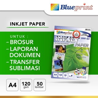 

Kertas Inkjet , Inkjet Photo Paper BLUEPRINT A4 120 gsm