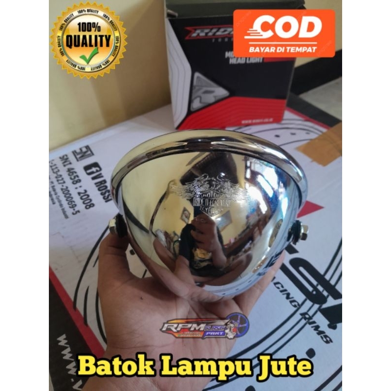 Batok jute crom batok lampu pesek jute pnp daymaker 5,75inch batok daymaker batok lampu depan jute