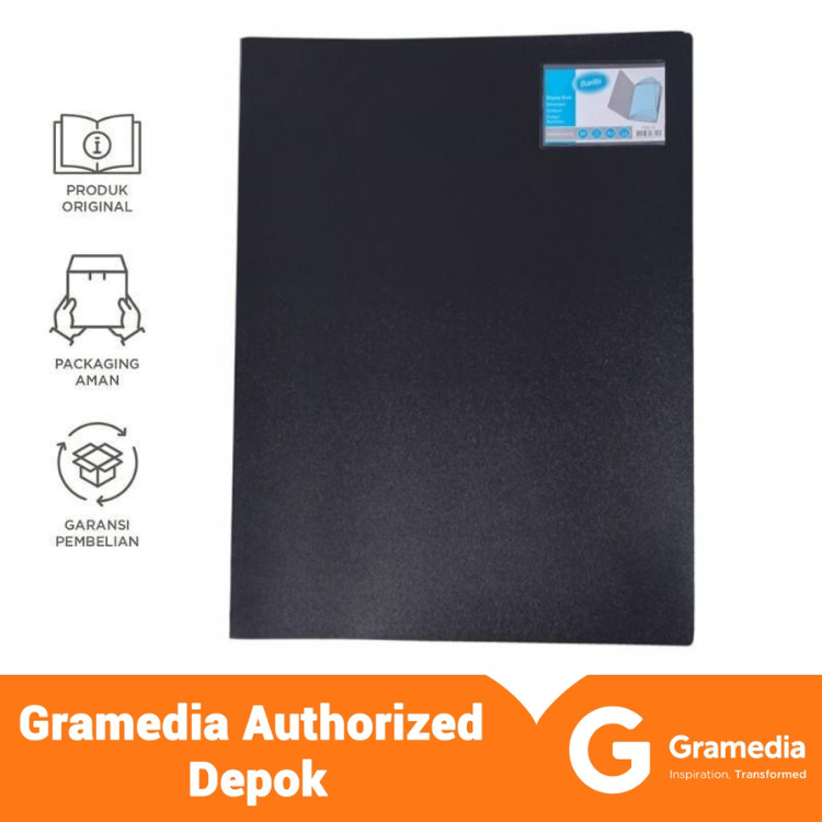 

Gramedia Depok - Bantex Clear Holder Display Book A3 Potrait 3163 Black