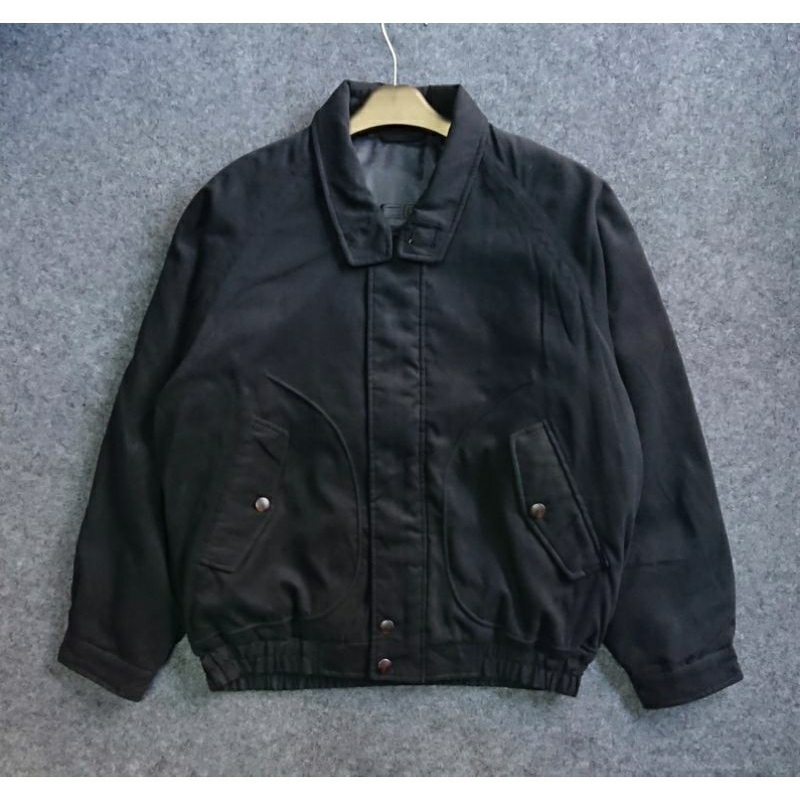 Jaket Harrington Suede Crocodile