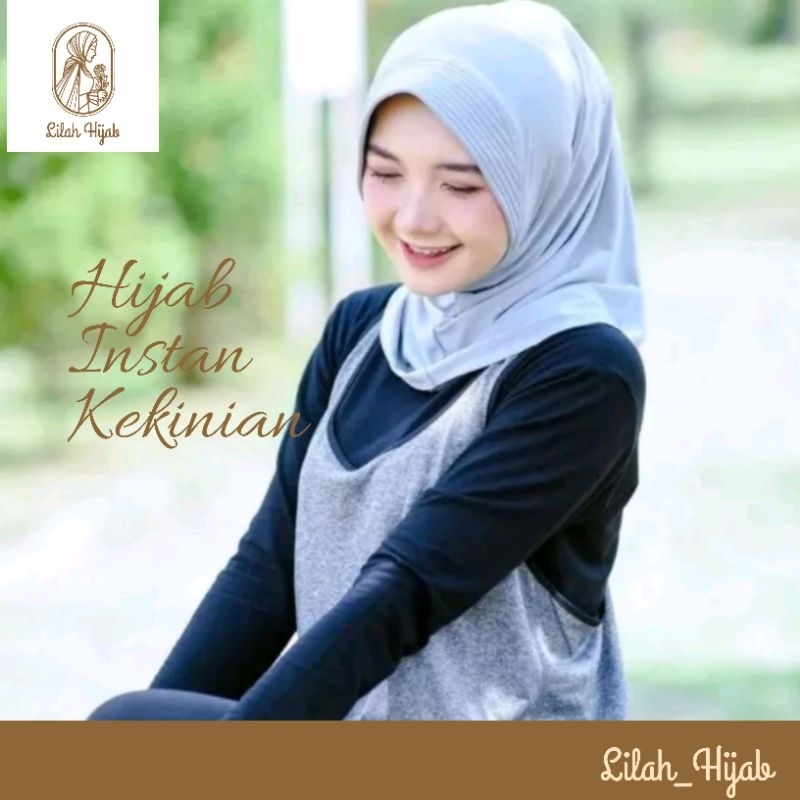 jilbab bergo Hamidah instan bahan jersey ukuran s
