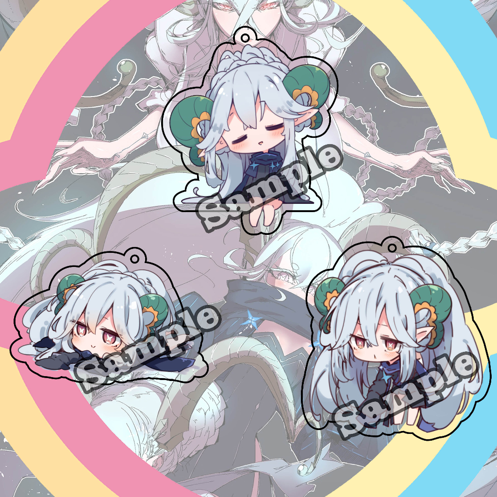 Gantungan Kunci Fate Grand Order Tiamat Larvae - Key Chain - Souvenir - Anime - Ganci - Ganci Anime 