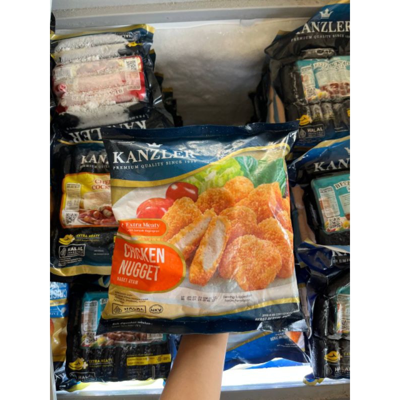 

kanzler chicken nugget premium 500gram