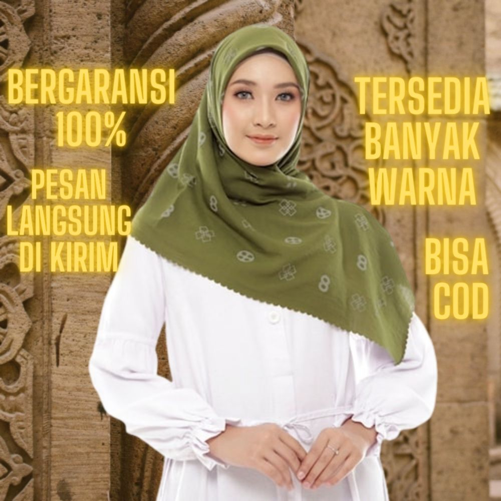 Jilbab hijab kerudung krudung instan bergo jersey sport premium umama hijab segi empat motif terbaru