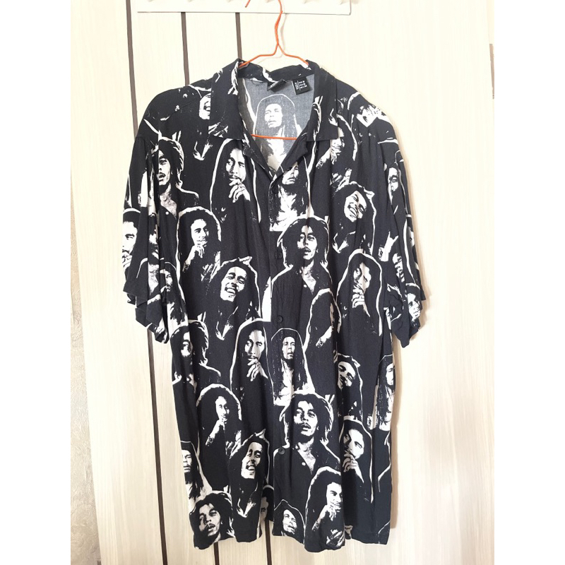 preloved kemeja hnm bob marley