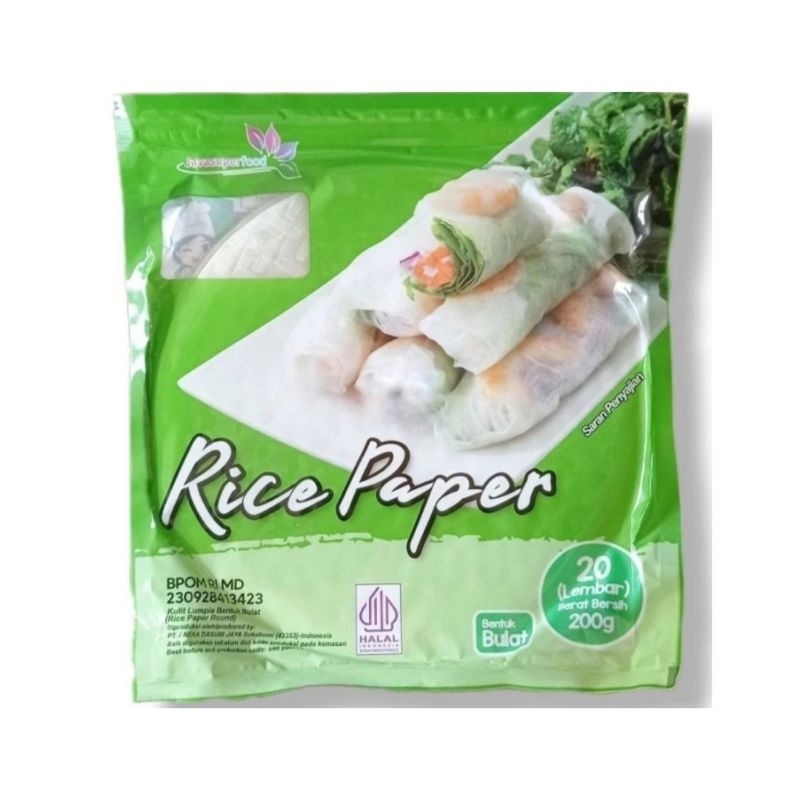 

Rice Paper Bulat Java Super Food - Kulit Lumpia Vietnam - Banh Trang