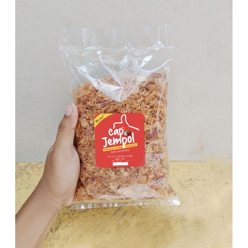 

Promo Bawang Goreng Cap Jempol Asli Brebes 250 Gram Rasa Original Enak dan Nikmat