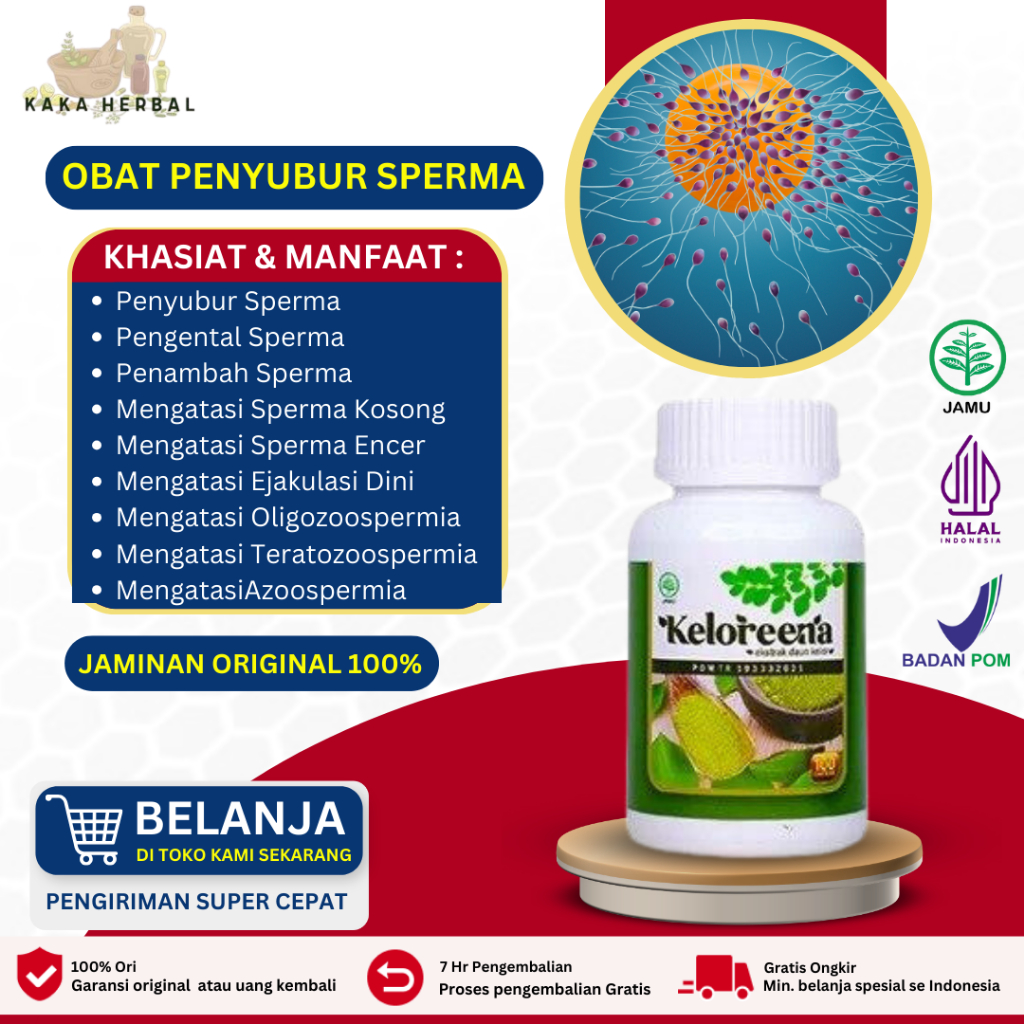 Kaka Herbal - Obat Penyubur Sperma Pria, Pengental Sperma pria, Penyubur Sperma, Obat Pengental Sper