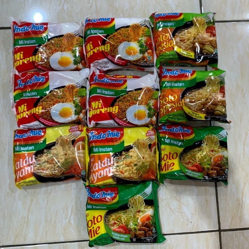 

(ISI 4 BUNGKUS) INDOMIE GORENG DAN MIX KUAH