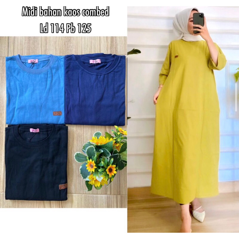 Pojee midi dress combad