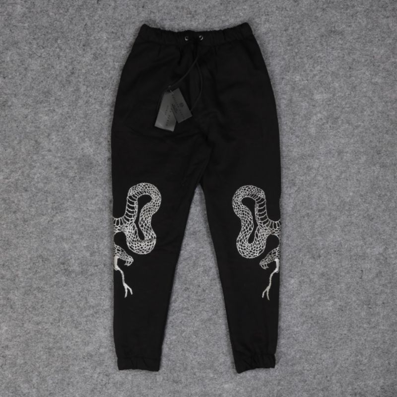 CELANA LONGPANTS JOGGER PHILIPP PLEIN SNAKEBOYS FULLBORDIR