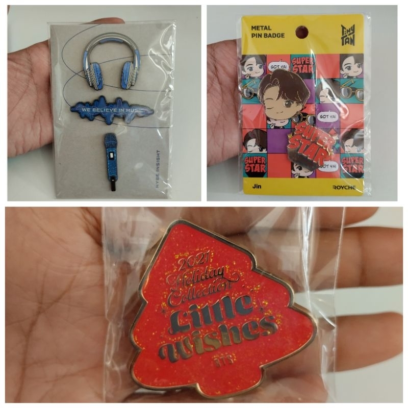 Pin Badge Tinytan/ Hybe/little Whishes Official