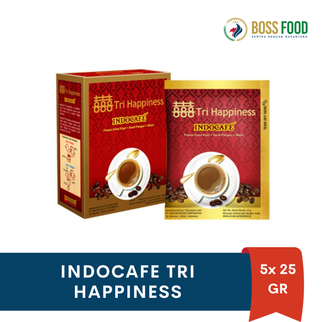 

INDOCAFE TRI HAPPINESS 5x 25 GR