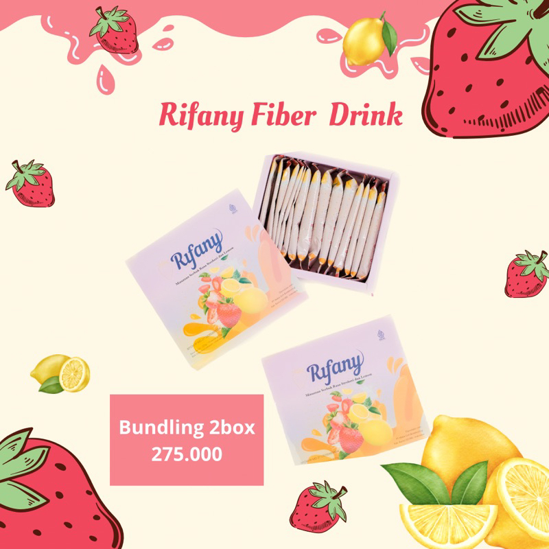 

Rifany Fiber Bundling 2box Minuman Serat Untuk Diet