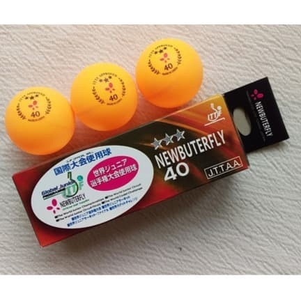 BOLA PING PONG/PING PONG BALL BUTTERFLY 40 MM ISI 3