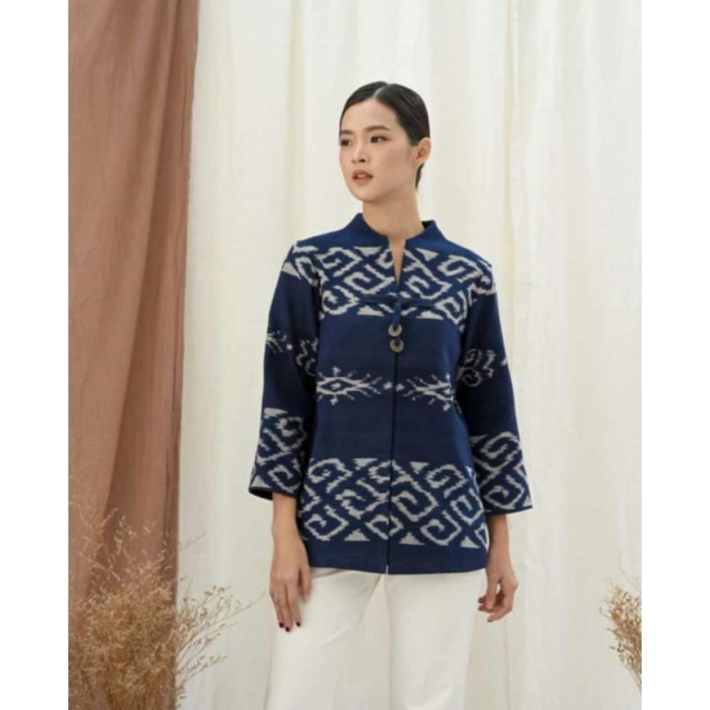 BLOUSE TENUN ATASAN WANITA KB005