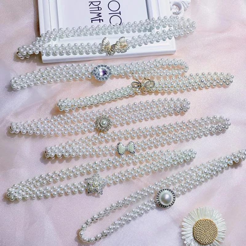 kat Pinggang Wanita Mewah - Ikat Pinggang mutiara terbaru MOTIF