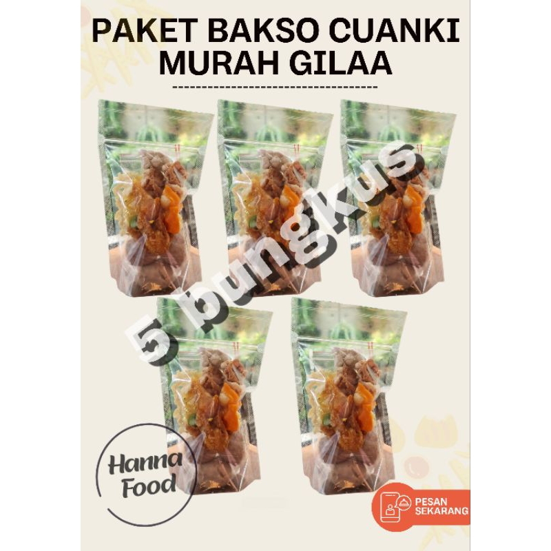 

PAKET BAKSO CUANKI INSTAN / PAKET MURAH CUANKI