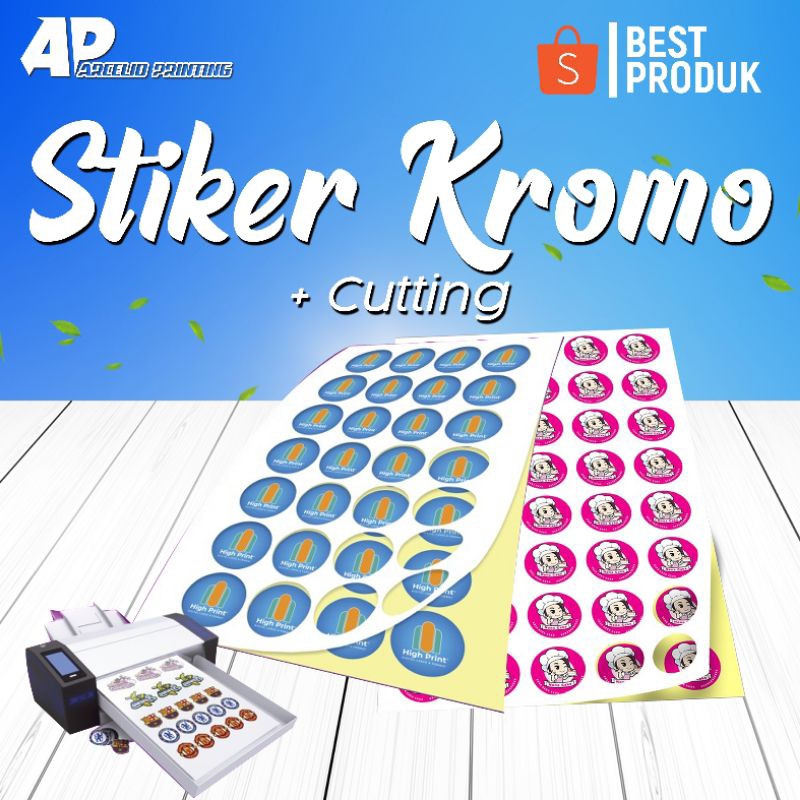 

Stiker Kromo Label / Logo Produk