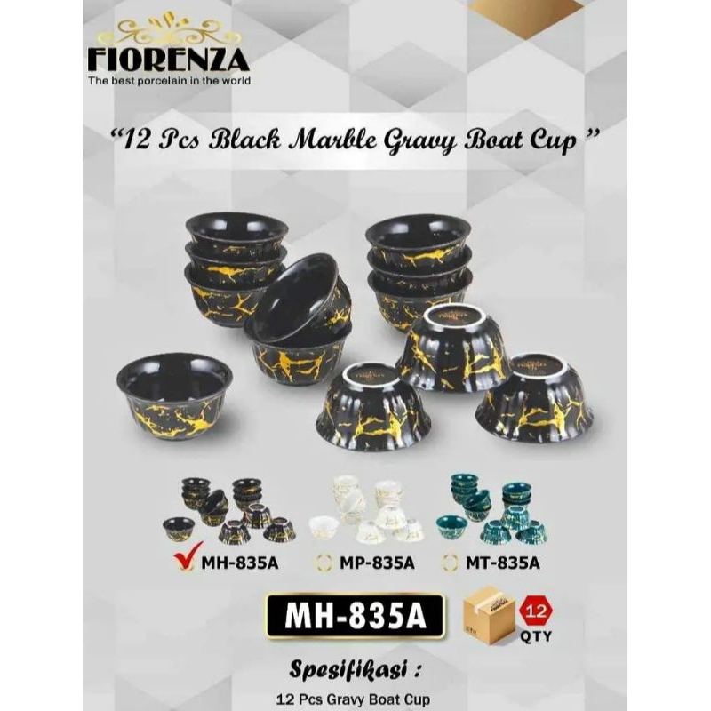 mangkok cuka fiorenza 12 pcs