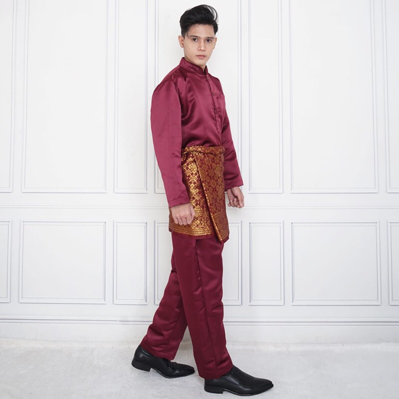 Setelan Bridal Pria / Setelan Melayu Malaysia / Set Pria Songket / Bridal Songket Pria