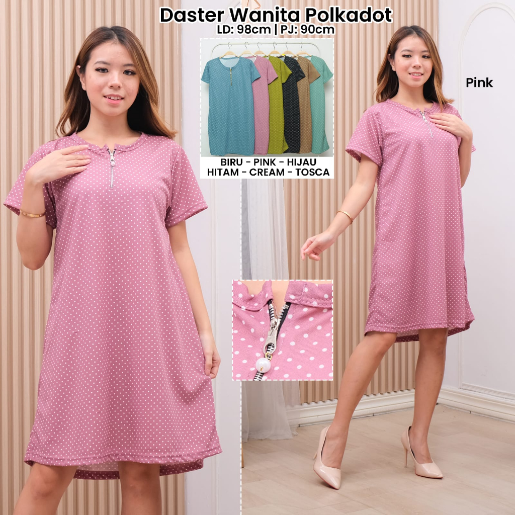 Daster Busui Motif Onde-Onde Terbaru ( Real Pic ) Daster Voxy Spandek Premium Ld 98-115CM